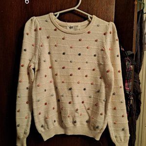 Girls Polka dot sweater